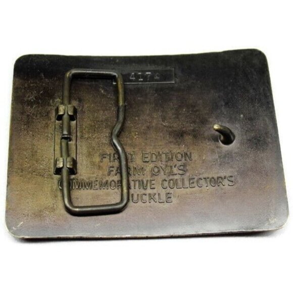 Farm Oyl's First Edition Belt Buckle Commemorative Collector's Buckle 55th Year - Picture 5 of 9